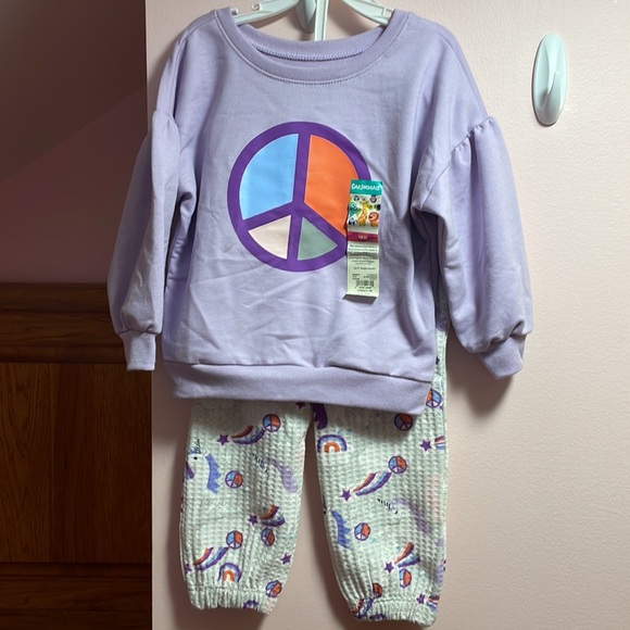 Final price❗️Garanimals Purple Peace Outfit - Picture 3 of 3